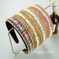 fashionable hot sale rhinestone colorful bling hairbands